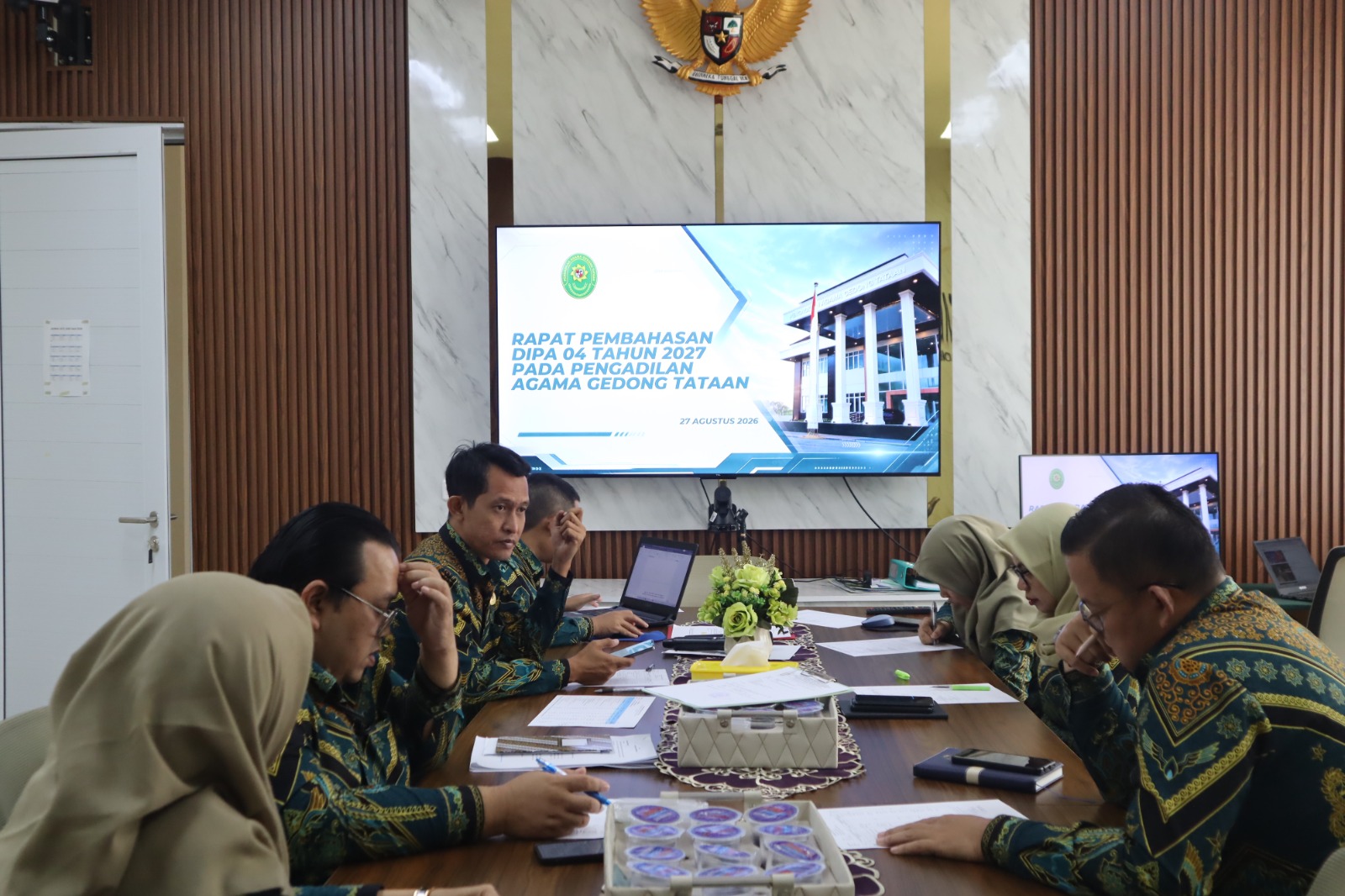PA Gedong Tataan Gelar Rapat Pembahasan DIPA 04, Perkuat Perencanaan Anggaran yang Efektif dan Akuntabel